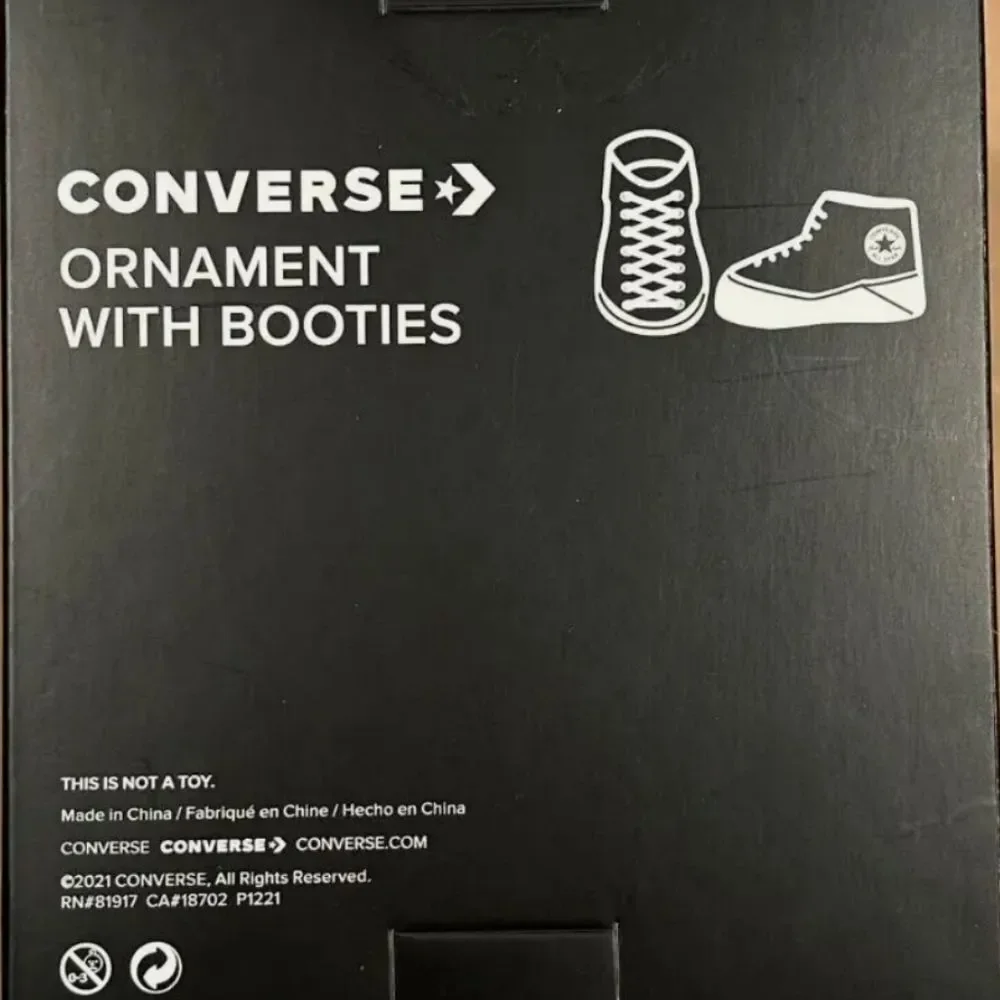 Converse Ornament‎ w/Booties